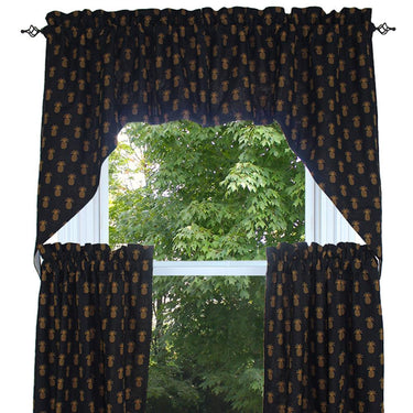 Pineapple Town - Black Swag SW660011 - The Fox Decor